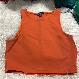 Orange Women's Crop Top